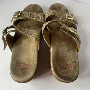 Dansko Sophie Sandals Women's Size EU 41 Rainbow Brown Model 9841117000